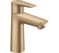 hansgrohe Talis E mezclador monomando de lavabo 110, sin residuos emergentes, proyecciÃ³n de 112mm, Color: bronce cepillado - 71712140