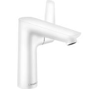 hansgrohe Talis E mezclador monomando de lavabo 150, residuos emergentes, proyección de 141mm, 71754700, Color: blanco mate