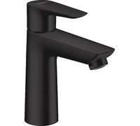 hansgrohe Talis E mezclador monomando de lavabo 110 CoolStart, residuos emergentes, proyecciÃ³n de 112 mm, Color: Negro Mate - 71713670