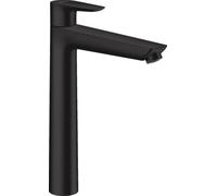 hansgrohe Talis E mezclador monomando de lavabo 240, sin residuos emergentes, proyección de 183mm, Color: Negro Mate - 71717670