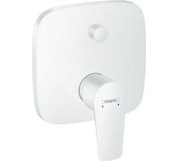 hansgrohe Talis E mezclador de baño monomando oculto, combinación de seguridad, 71474700, Color: Nieve (blanco mate)