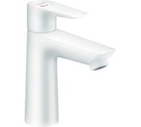 hansgrohe Talis E mezclador monomando de lavabo 110 CoolStart, residuos emergentes, proyección de 112 mm, Color: blanco mate - 71713700