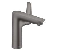 hansgrohe Talis E mezclador monomando de lavabo 150, residuos emergentes, proyección de 141mm, 71754340, Color: Cromo negro cepillado