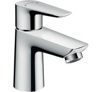 hansgrohe Talis E mezclador monomando de lavabo 80, juego de desagüe push-open,