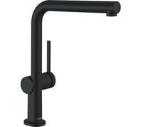 hansgrohe Talis M54 72860670 M54 - Grifo de cocina con ducha extensible para debajo de la mesa, altura del caño 270 mm, grifo mezclador de cocina orientable, color negro mate