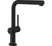 hansgrohe Talis M54 Monomando de cocina 270, 1 jet, 72840670, Color: Negro Mate