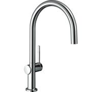 hansgrohe Talis M54 monomando de cocina 220, 1 pulverización, Eco, 72843000, Color: cromado