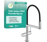Hansgrohe Talis Select M54 PowderSpray grifo de cocina de pie cromo-negro 72861000