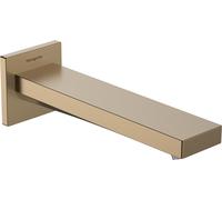 Caño de bañera Tecturis E de hansgrohe, alcance 210 mm, 73410140, Color: Bronce cepillado