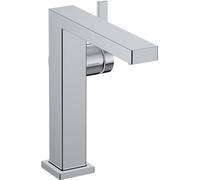 hansgrohe Tecturis E Fine mezclador monomando de lavabo 150, proyección 157mm, sin juego de desagüe, CoolStart, EcoSmart+, 73041000, Color: cromado