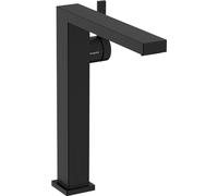 hansgrohe Tecturis E Fine mezclador monomando de lavabo 240, proyección 197mm, sin juego de desagüe, CoolStart, EcoSmart+, 73072670, Color: negro mate