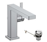hansgrohe Tecturis E Fine mezclador monomando de lavabo 110, extensión 155 mm,