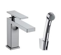 Hansgrohe Tecturis E grifo de lavabo con rociador tipo bidé de pie cromo 73210000