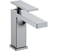hansgrohe Tecturis E mezclador monomando de lavabo 110, proyección 144mm, sin juego de desagüe, CoolStart, EcoSmart+, 73012000, Color: cromado