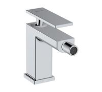 hansgrohe Tecturis E mezclador monomando para bidé, proyección 149mm, con juego de desagüe, 73200000, Color: cromado