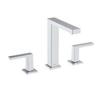 hansgrohe Tecturis E mezclador de lavabo 150, 3 agujeros, con juego de desagüe, proyección 158mm, EcoSmart+, 73030000, Color: cromado