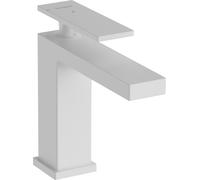 hansgrohe Tecturis E mezclador monomando de lavabo 110, proyección 144mm, sin juego de desagüe, CoolStart, EcoSmart+, 73012700, Color: Blanco Mate