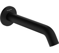 hansgrohe Tecturis S, caño de bañera, grifo de bañera 198 mm, negro mate