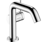 hansgrohe Tecturis S mezclador monomando de lavabo 110 Fine CoolStart ahorro de agua+, proyección 130 mm, 73321000, Color: cromado