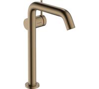 hansgrohe Tecturis S Fine - grifo lavabo sin desagüe, grifo monomando lavabo 230 mm, mezclador monomando lavabo ahorro de agua (EcoSmart+), bronce cepillado, 73372140