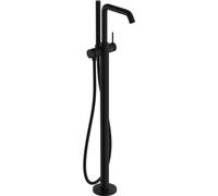 hansgrohe Tecturis S mezclador monomando de bañera, de pie, proyección 194mm, 73440670, Color: negro mate