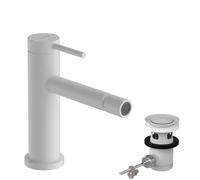 hansgrohe Tecturis S mezclador monomando para bidé, proyección 148 mm, 73201700, Color: Blanco mate