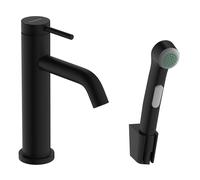 Hansgrohe Tecturis S grifo de lavabo con rociador tipo bidé de pie negro 73211670