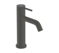 hansgrohe Tecturis S mezclador monomando de lavabo 110 CoolStart ahorro de agua+, 116 mm proyección, 73312670, Color: negro mate