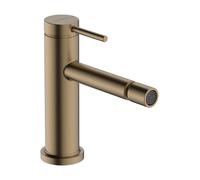 hansgrohe Tecturis S mezclador monomando para bidé, proyección 148 mm, 73201140, Color: Bronce cepillado