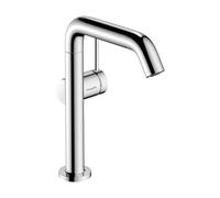hansgrohe Tecturis S Mezclador monomando de lavabo 210 Fine CoolStart ahorro de agua+con caño giratorio, proyección 154 mm, 73360000, Color: cromado