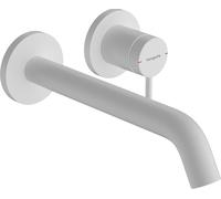 hansgrohe Tecturis S Mezclador monomando empotrado de lavabo para montaje en pared, proyección de 225 mm, 73351700, Color: Blanco mate
