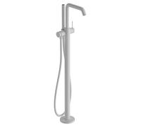 Hansgrohe Tecturis S grifo de bañera y ducha en suelo blanco 73440700