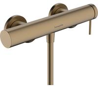hansgrohe Tecturis S Mezclador monomando de ducha para montaje en superficie, 73622140, Color: Bronce cepillado
