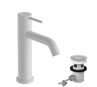 hansgrohe Tecturis S mezclador monomando de lavabo 110 CoolStart ahorro de agua+, proyecciÃ³n 116 mm, 73314, Color: Blanco mate - 73314700