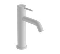 hansgrohe Tecturis S mezclador monomando de lavabo, ComfortZone110, con juego de desagüe, CoolStart, proyección 116mm, 73318700, Color: Blanco mate