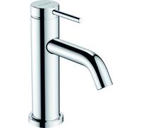 hansgrohe Tecturis S mezclador monomando de lavabo, ComfortZone80, con juego de desagüe, CoolStart, proyección 108mm, 73305000, Color: cromado