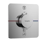 hansgrohe Termostato ShowerSelect Comfort Q, empotrado, 2 consumidores,...