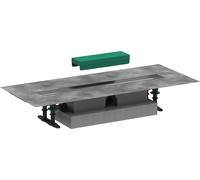 hansgrohe uBox juego completo universal, instalación plana para canaletas de ducha juegos prefabricados 600mm, 56016180