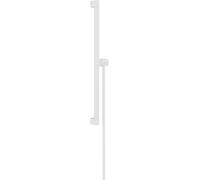 Barra de ducha hansgrohe Unica E PURO, 65 cm con soporte para alcachofa de ducha Easy Slide y flexo de ducha, 24404700, Color: Blanco Mate