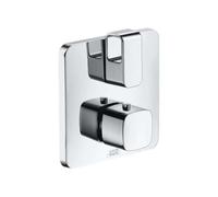 hansgrohe AXOR Urquiola termostato empotrado con válvula de cierre/cambio, 11733000, Color: cromado