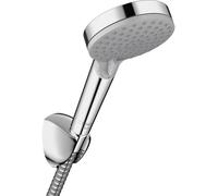 Hansgrohe Juego de soporte de ducha Vernis Blend Vario, ahorro de agua, manguera 160 cm, cromo