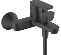 hansgrohe Vernis Blend mezclador de bañera a la vista, 71440, Color: Negro Mate - 71440670