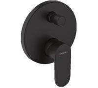 hansgrohe Vernis Blend mezclador de baño oculto, 71466670, Color: Negro Mate