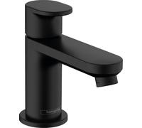 hansgrohe Vernis Blend grifo de columna 70 para agua fría sin residuos, 71583670, Color: Negro Mate