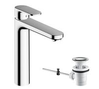 Hansgrohe Mezclador monomando de lavabo Vernis Blend 190 Desagüe automático EcoSmart Cromo 71552000