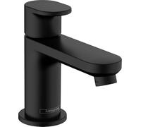 hansgrohe Vernis Blend grifo de columna 70 para agua fría sin residuos, 71583670, Color: Negro Mate