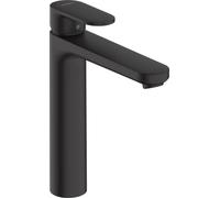 hansgrohe Vernis Blend mezclador monomando de lavabo 190 sin desagüe, 71582670, Color: Negro Mate