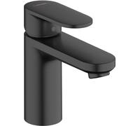 hansgrohe Vernis Blend mezclador monomando de lavabo, con desag&uumle automÃ¡tico, proyecciÃ³n 108 mm, 71585, color: Negro Mate - 71585670