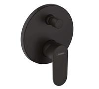 hansgrohe Vernis Blend mezclador de baño oculto, 71466670, Color: Negro Mate