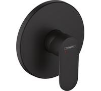hansgrohe Vernis Blend mezclador monomando empotrado de ducha, 71667670, Color: Negro Mate